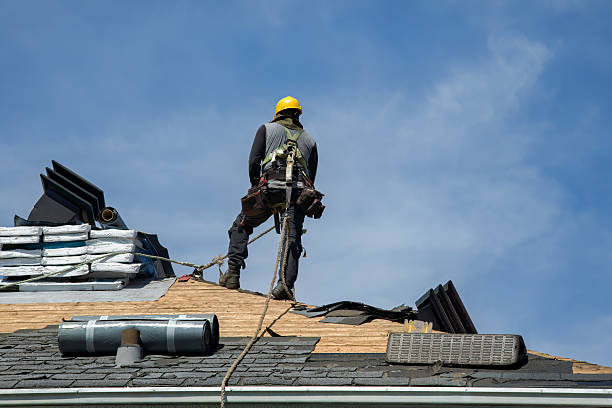 Professional Roof Replacement technician working in Katonah, NY